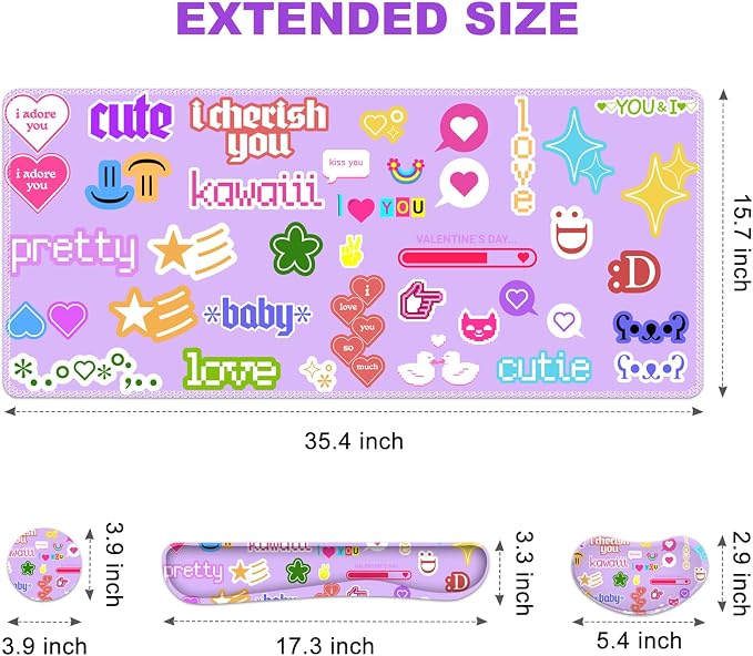 Purple Love Stickers