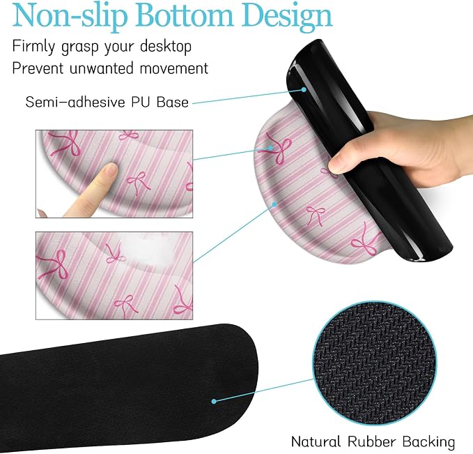 Bow Pink Stripes