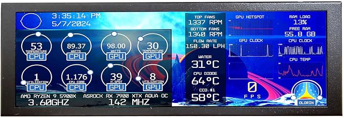 7.84'' Black