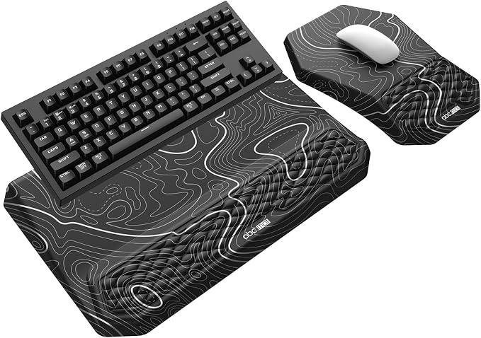 Black Topographic