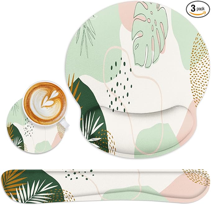 Green Boho Leaves