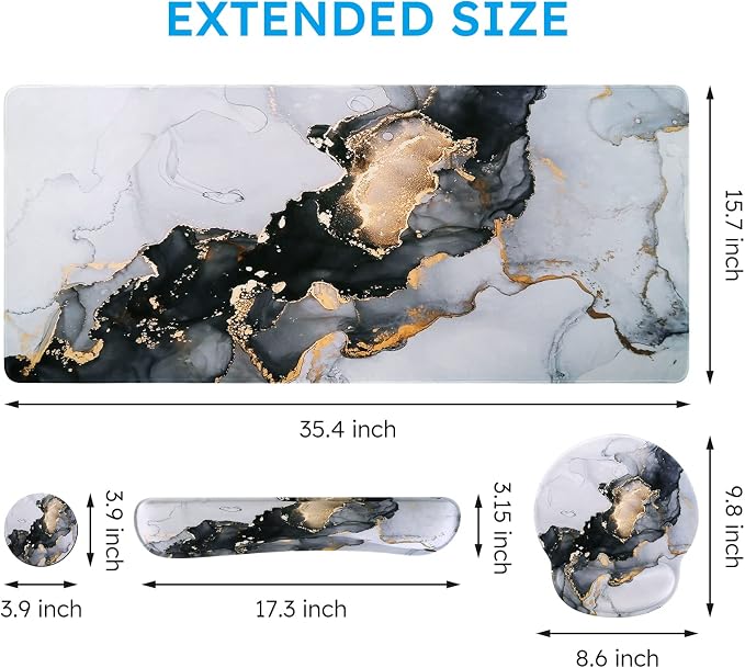 Grey Ink Marble
