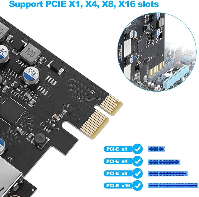 2 x USB A -1 x USB C