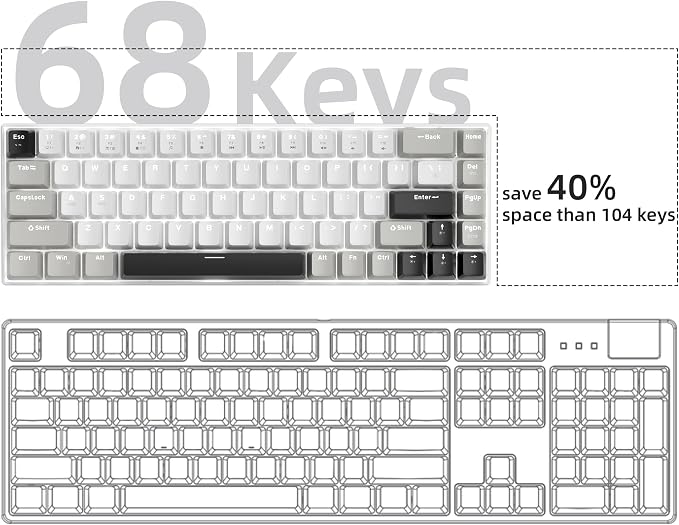 White Grey/Red Switch