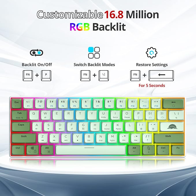 61 Matcha/ Red Switch