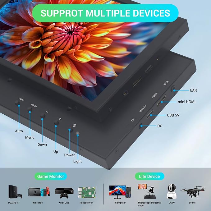 8 inch monitor
