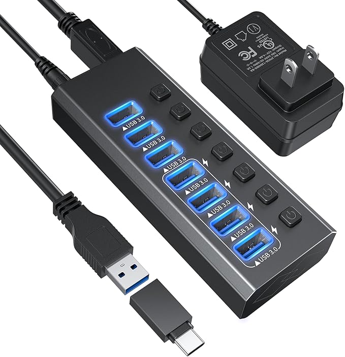 7 Port USB 3.0 Hub