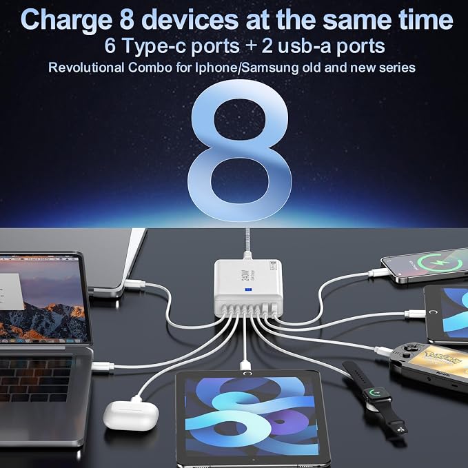 Flat Charger 240W White