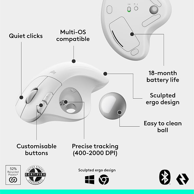 White + Silver Ball