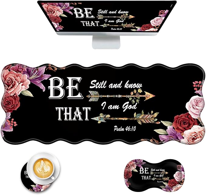 Bible Verse Psalm 46-10 Adorable Peony Flower
