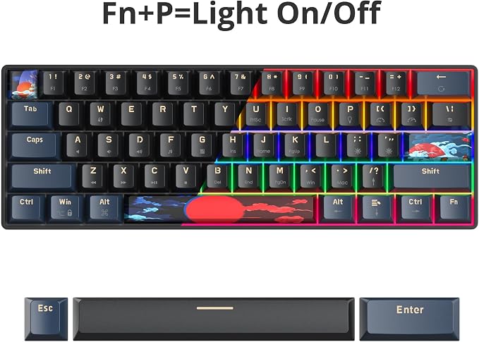 Blue Samurai B-Rainbow Led