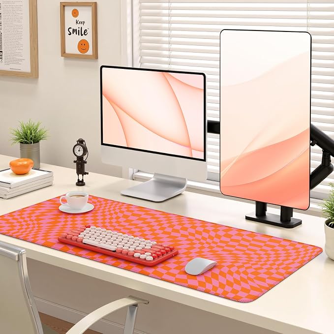 Orange Checkered