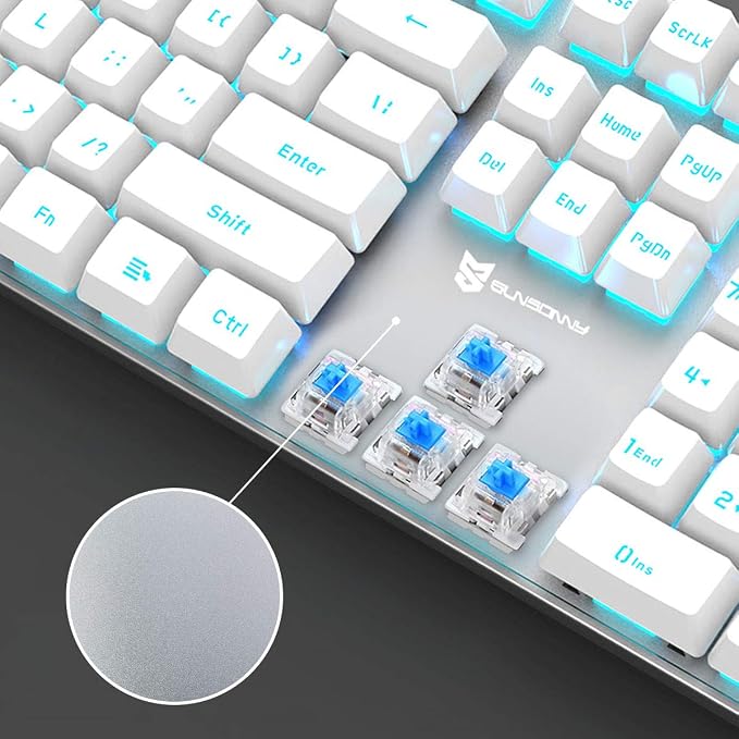 Blue Switch White