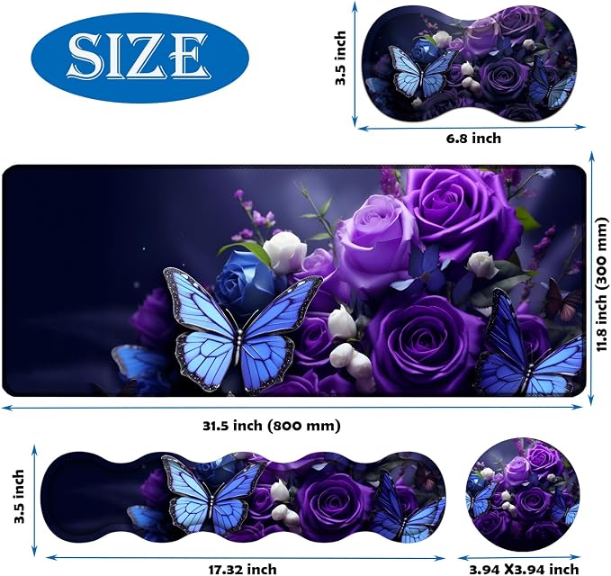 Purple Roses and Butterflies