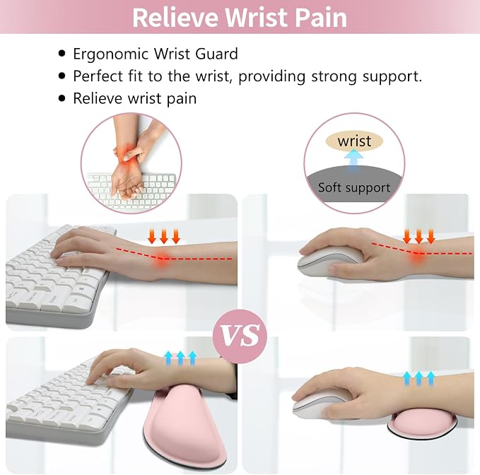 Pink-wrist Rest