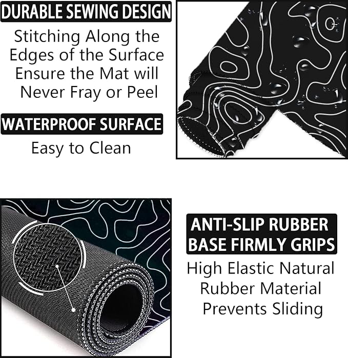 Black Topographic