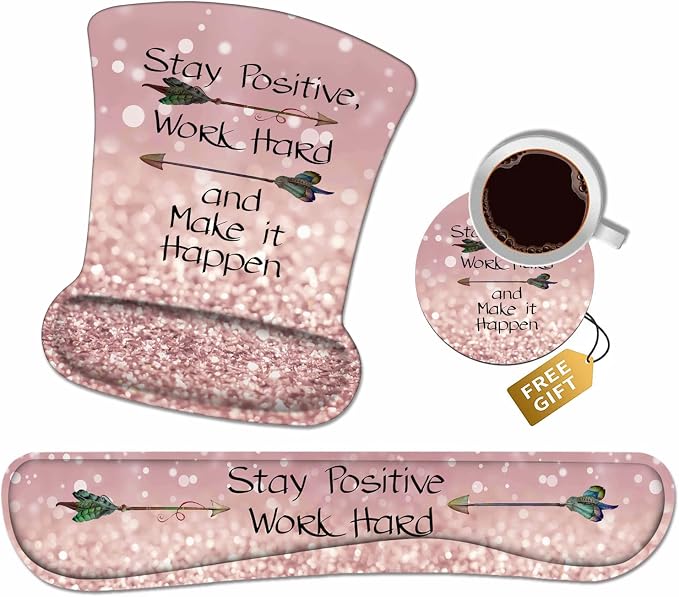 Inspirational Quote Stay Positive Work Hard and Make It Happen