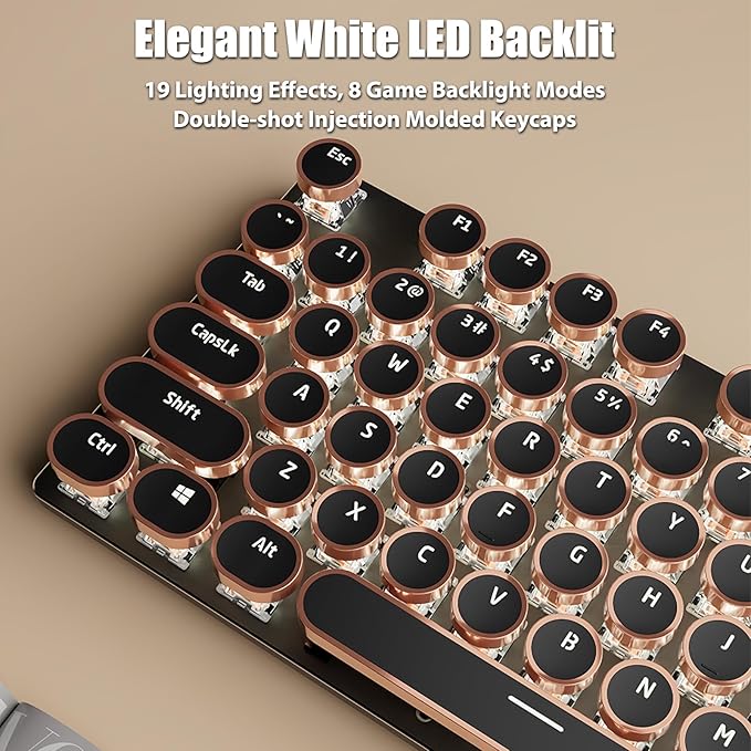 Wired - Black (White Switches)