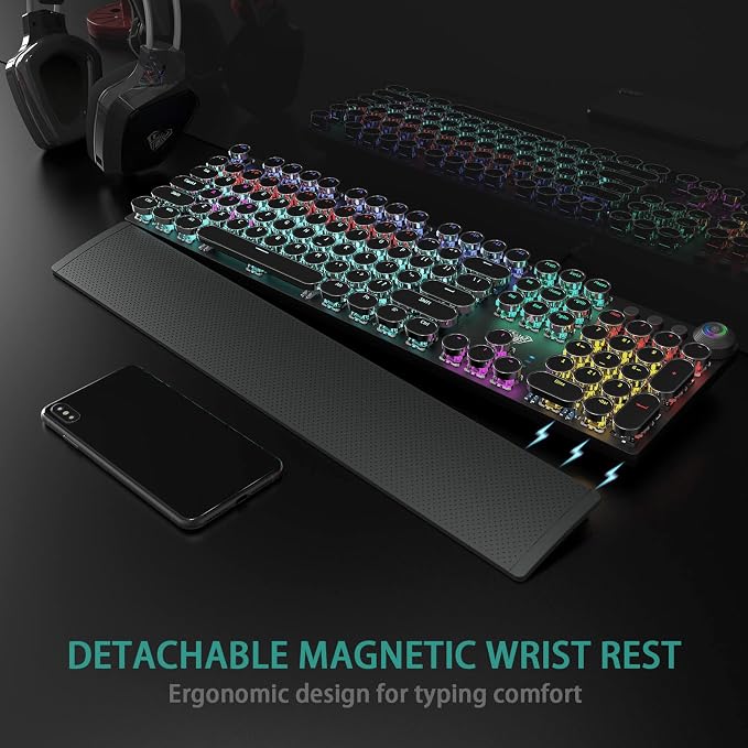 Black | Clicky Blue Switches