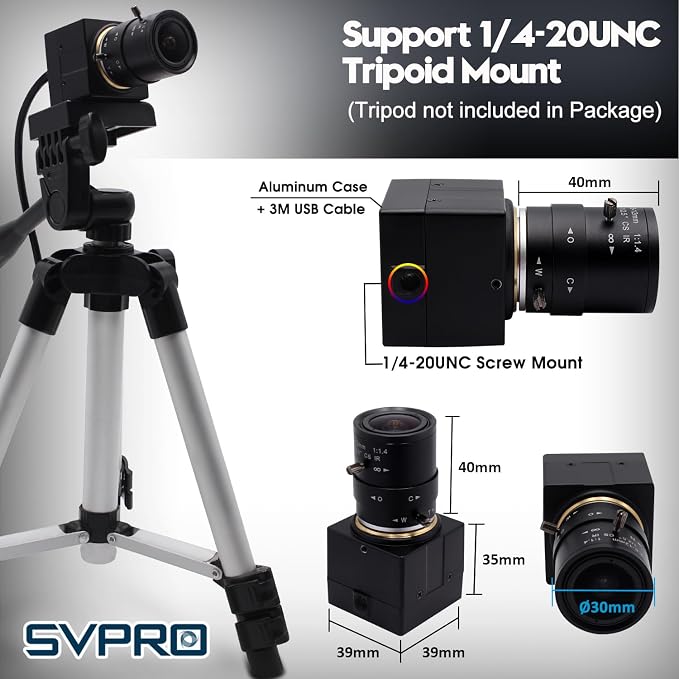IMX335 5MP Camera with 2.8-12mm Lens