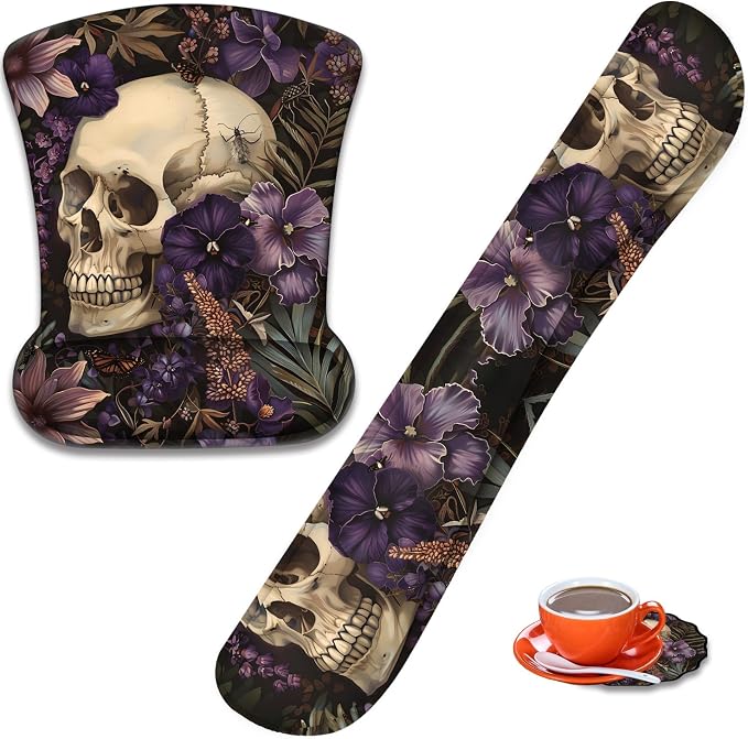 Flowers and Skulls