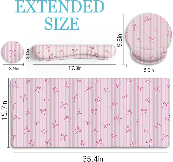 Bow Pink Stripes