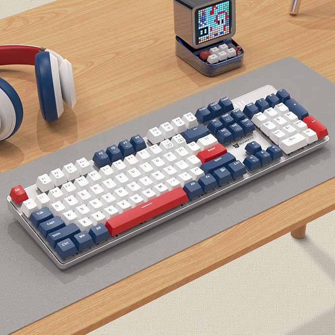 Blue Switch Blue/White/Red Combo Color