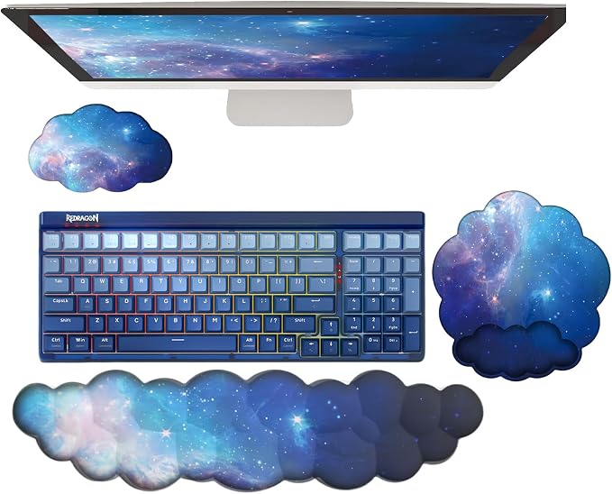 3pcs Silk Galaxy Blue