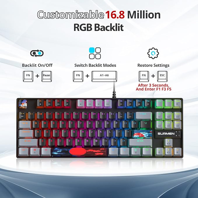 Dark/ 87 Red Switch
