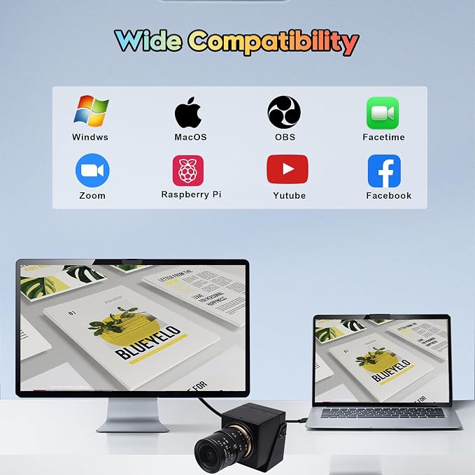 4K USB HDMI Camera with 2.8-12mm Lens