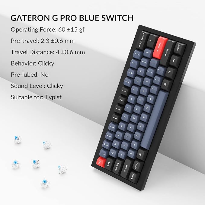 Hot-swap Gateron G Pro Blue Switch