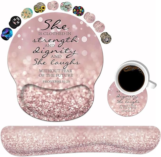 Glitter Quote Bible Verse Proverbs 31:25