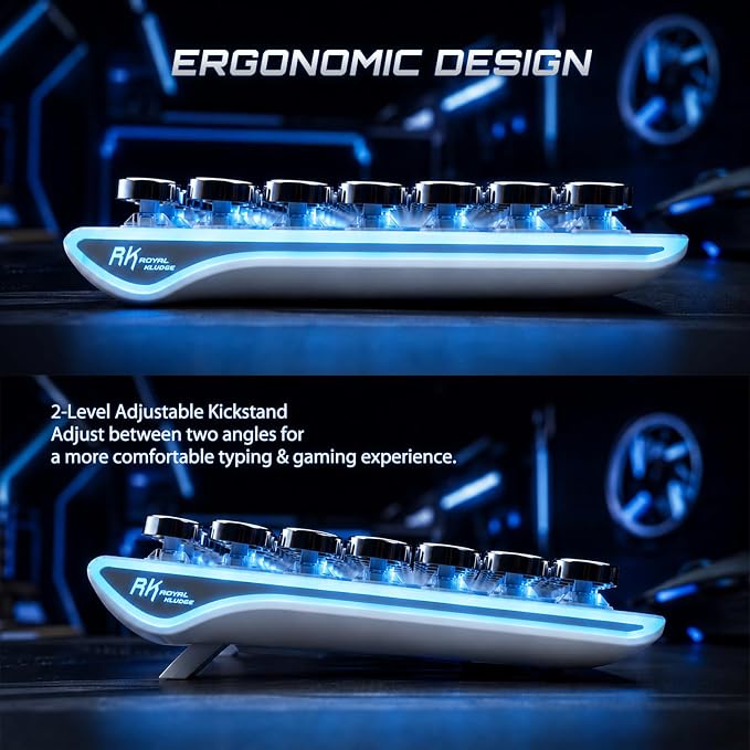 white blue backlit