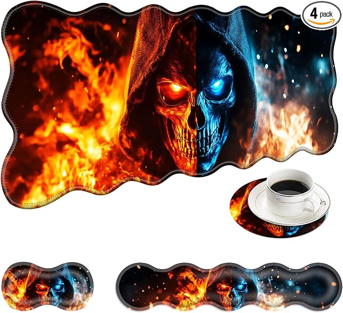 14 Flaming Skull