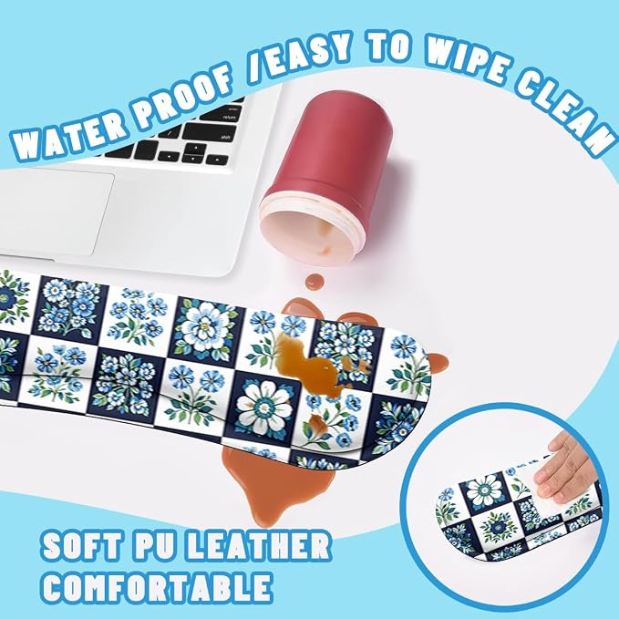 Blue Floral Tile