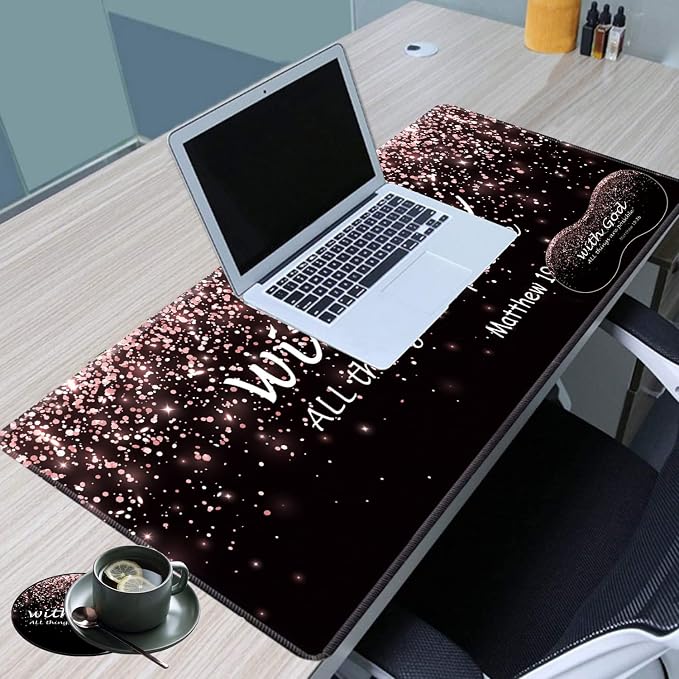 Rose Gold Glitter Black Matthew 19-26