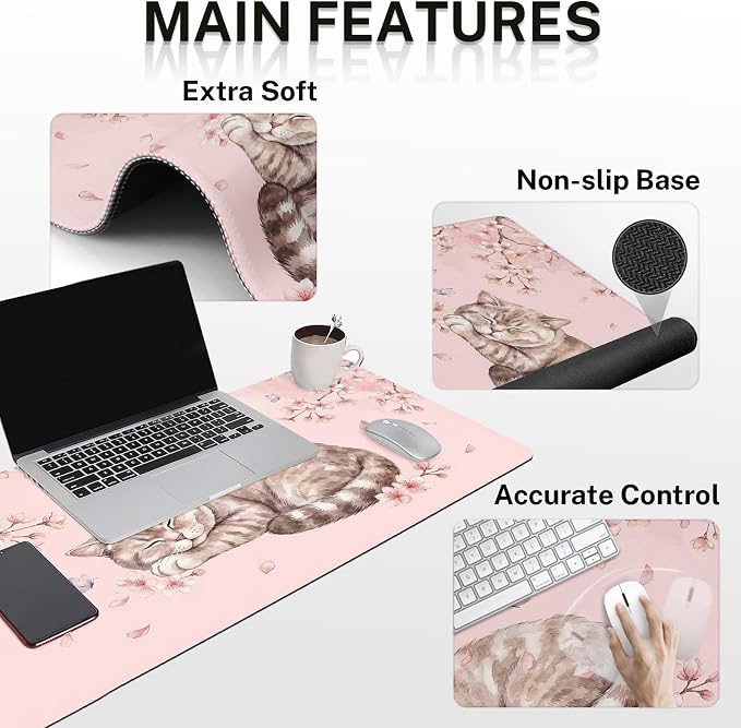Cat Pink Floral