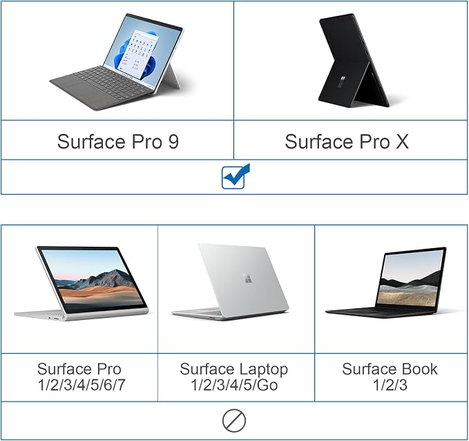 For Surface Pro 9/Pro X