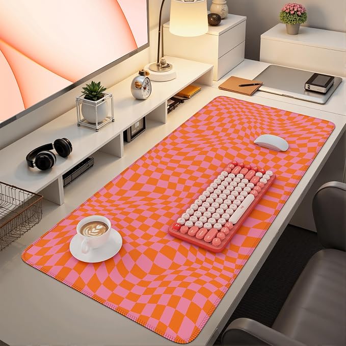 Orange Checkered