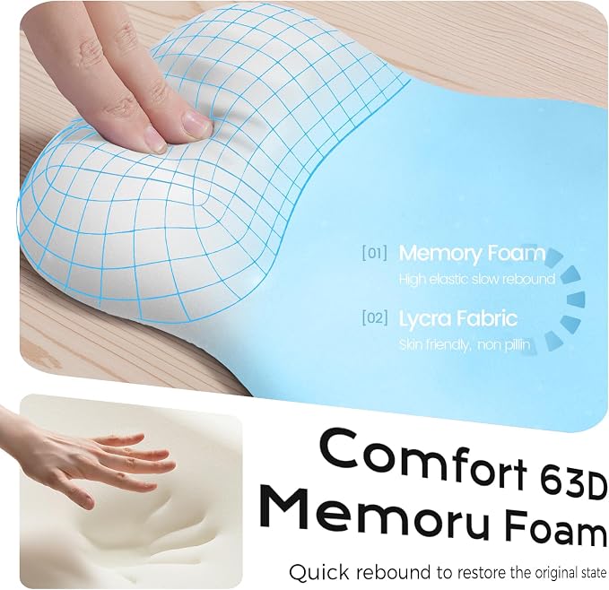 blue mouse wrist rest
