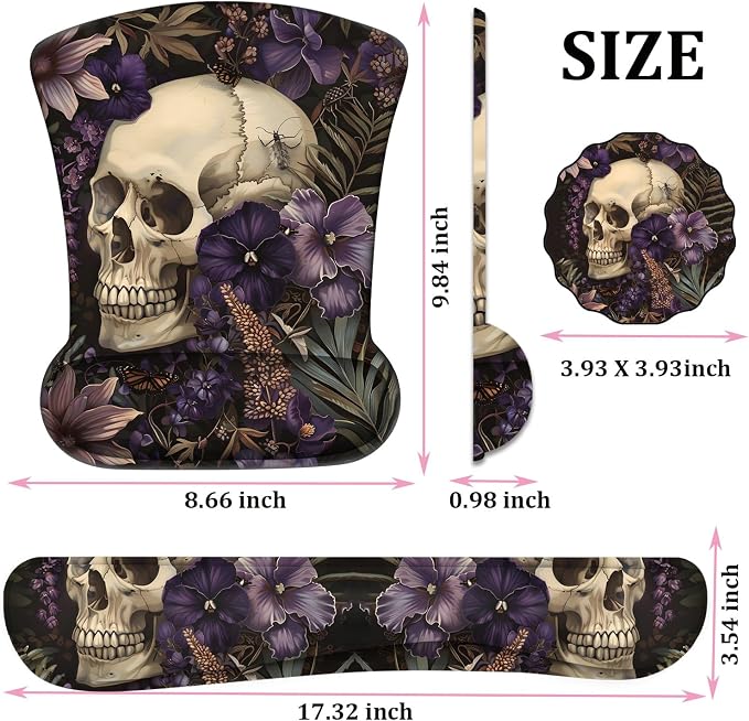 Flowers and Skulls