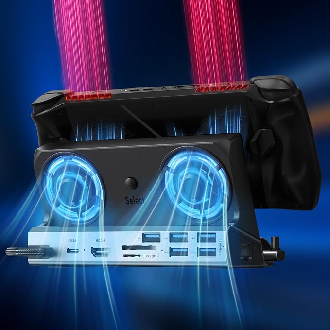 13-in-1 Dual Cooling Fan
