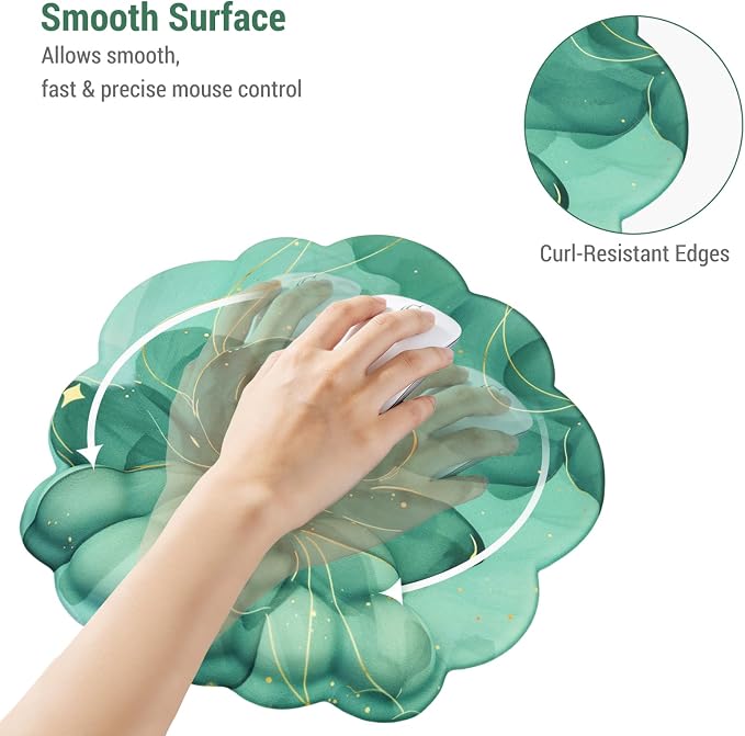 Dark Green Stained Petal