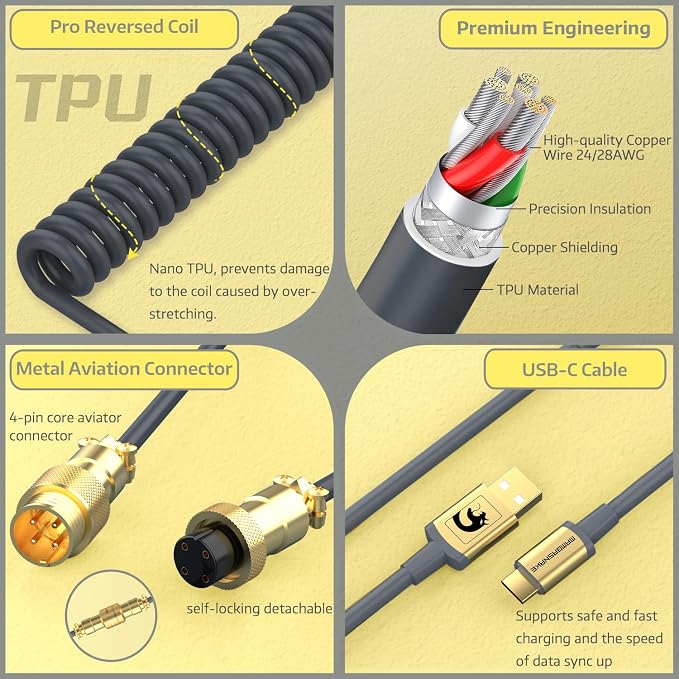 Black (Flying Fish Switch, Cable)