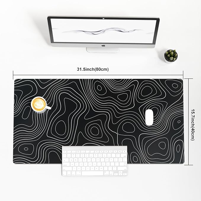 Black Topographic