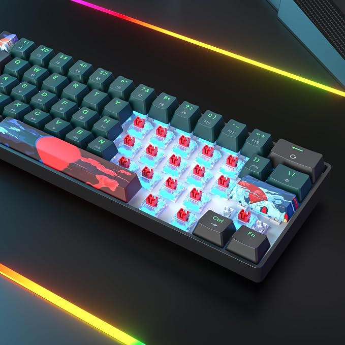 Ice-blue 61Green/Red Switch