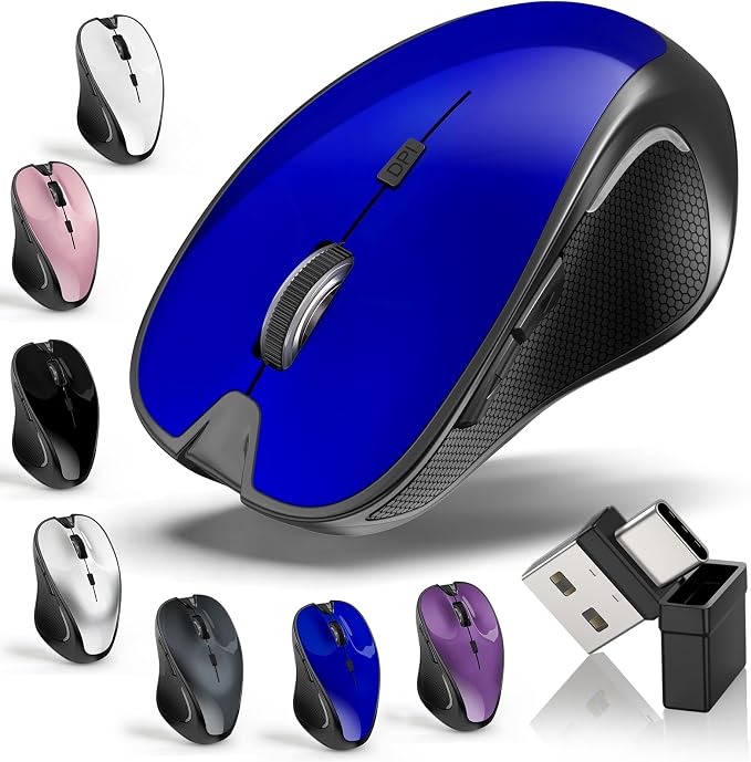 11.Wireless Bluetooth Mouse (BLUE)