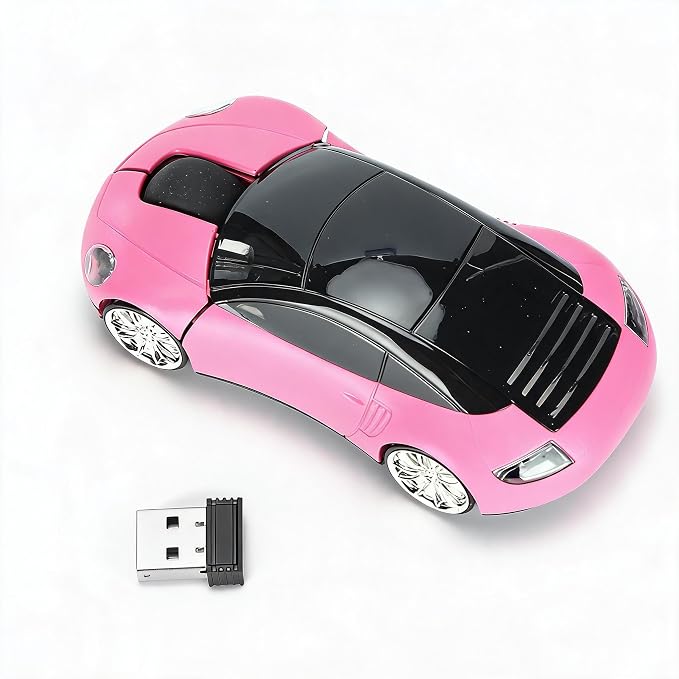 Car Shape Mouse(Pink)
