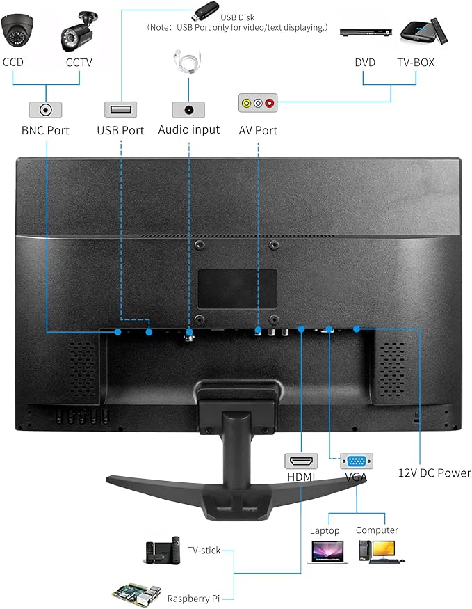 20 inch monitor-Black