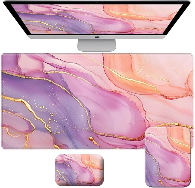 Pink Golden Marble